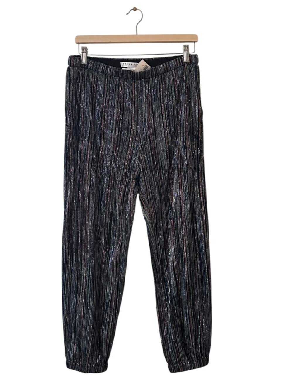 Trina Turk- Jess Metallic Joggers - Size Medium-  NWT $228